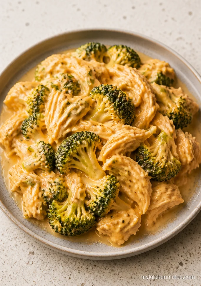 Creamy Crockpot Chicken and Broccoli