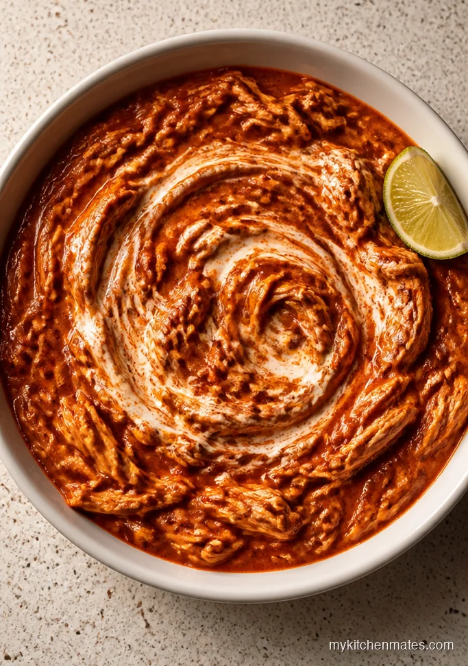 Creamy Crockpot Chicken Tinga