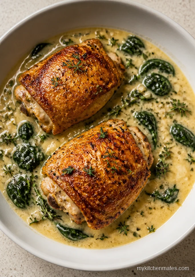 10 Low Carb Fall Recipes for Cozy Weeknight Dinners Creamy Garlic Parmesan Chicken Thighs
