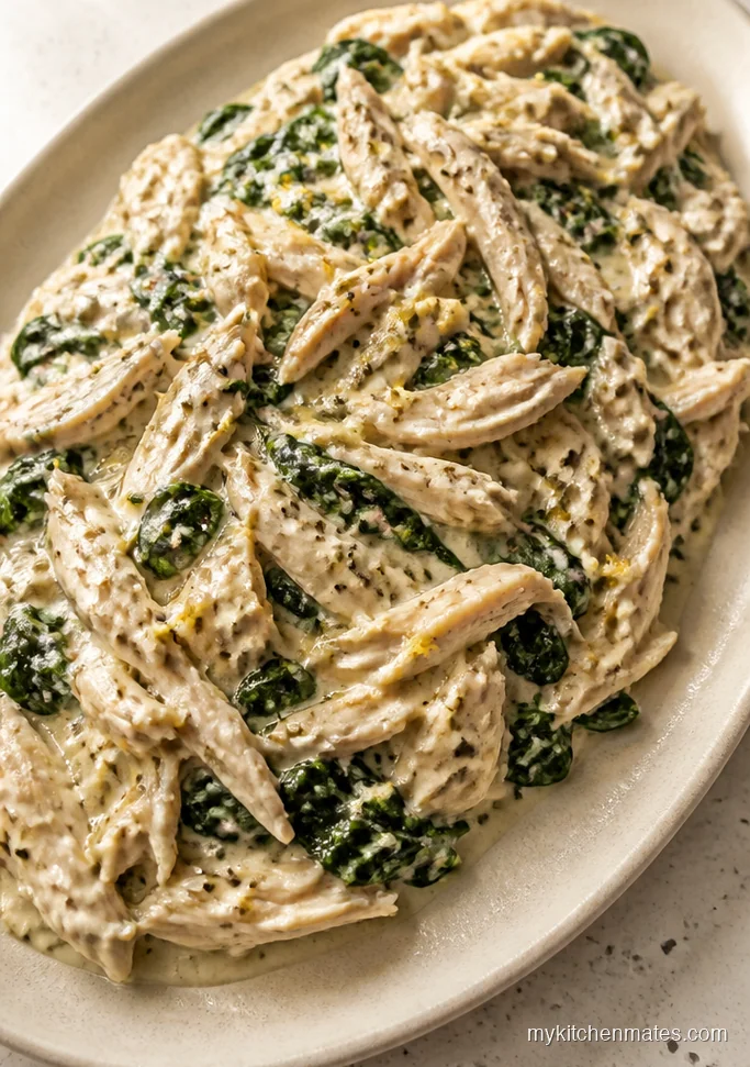 Creamy Greek Yogurt Chicken and Spinach