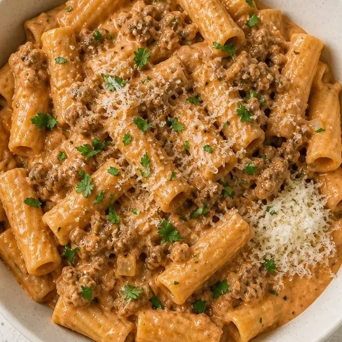 Creamy Ground Beef Pasta
