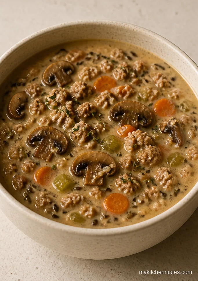 12 Ground Turkey Soup Recipes That Come Together in One Pot Creamy Ground Turkey and Wild Rice Soup