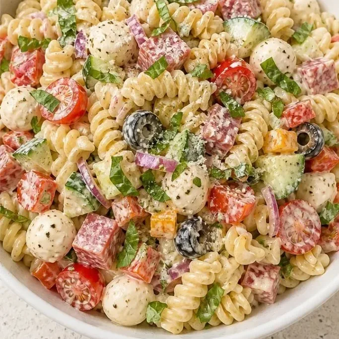 Creamy Italian Pasta Salad