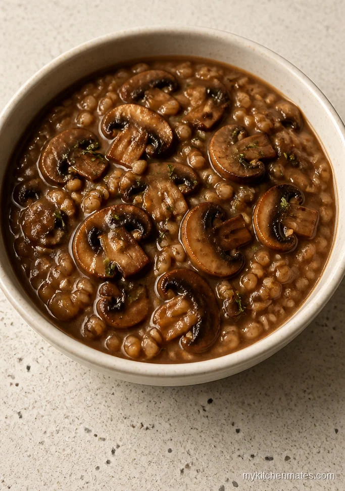 Creamy Mushroom and Barley Stew