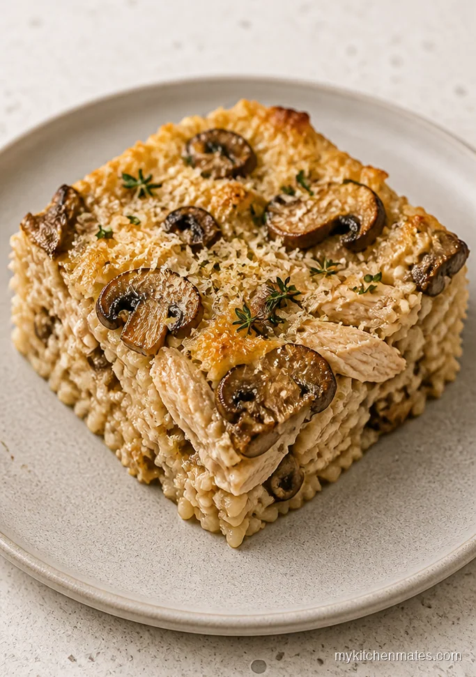 12 Easy Chicken and Rice Casserole Recipes for Busy Cooks Creamy Mushroom and Chicken Rice Bake