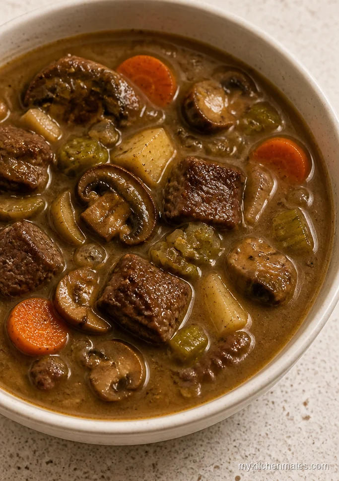 11 Vegetable Beef Soup Recipes That Turn One Pot Into Dinner Creamy Mushroom Beef and Vegetable Soup