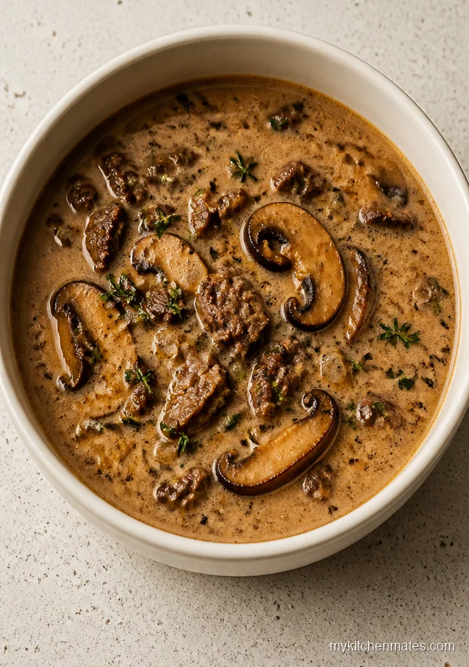 13 Beef Bone Broth Soup Recipes for Rich, Deep Bowls Creamy Mushroom Beef Bone Broth Soup