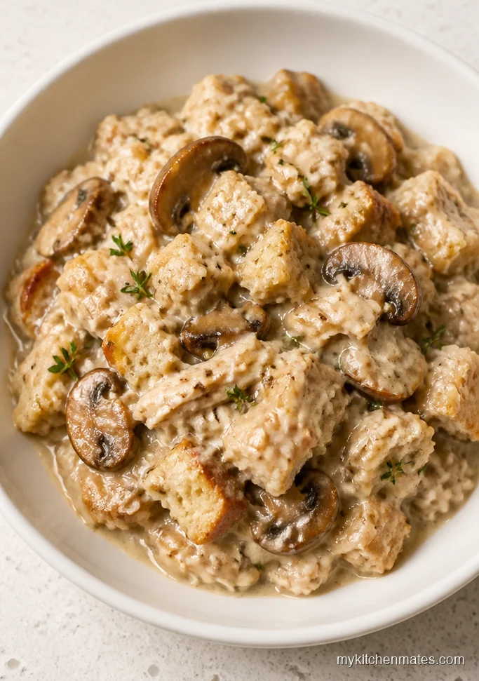 Creamy Mushroom Chicken Dressing