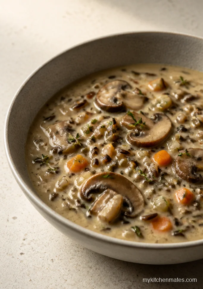 10 Cozy Healthy Fall Dinner Recipes You'll Actually Cook Creamy Mushroom Wild Rice Soup