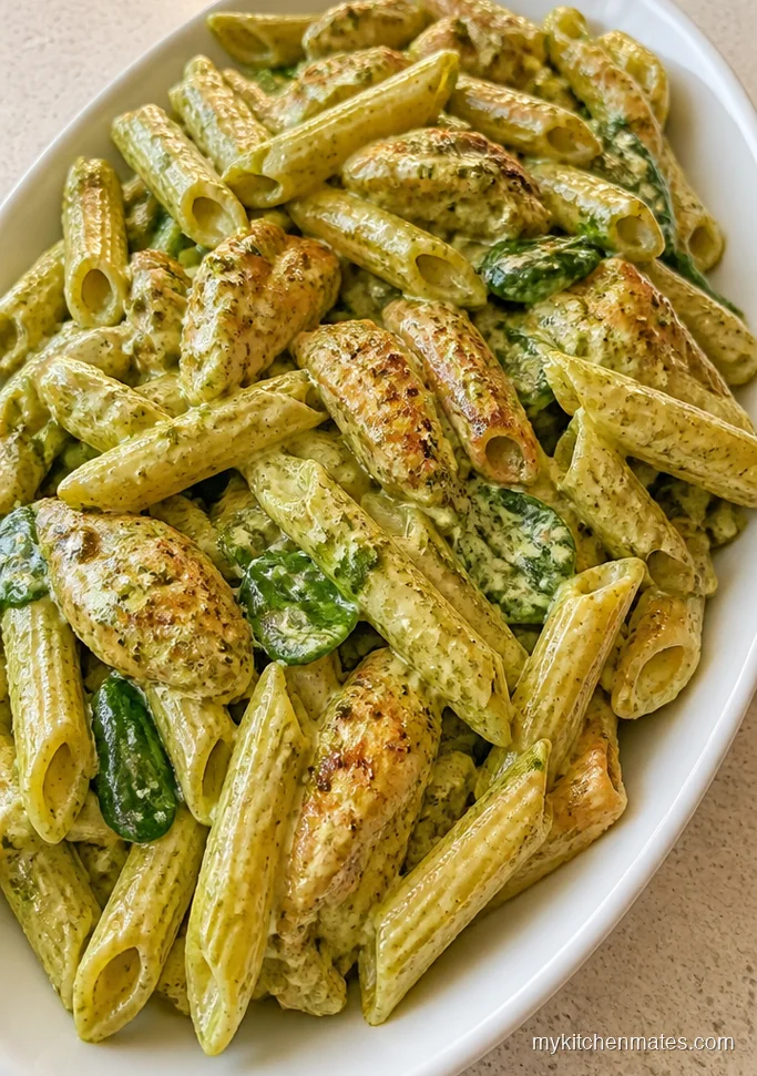 Creamy Pesto Chicken Pasta