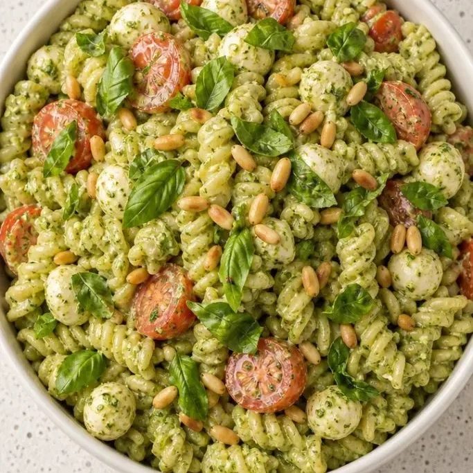 Creamy Pesto Pasta Salad