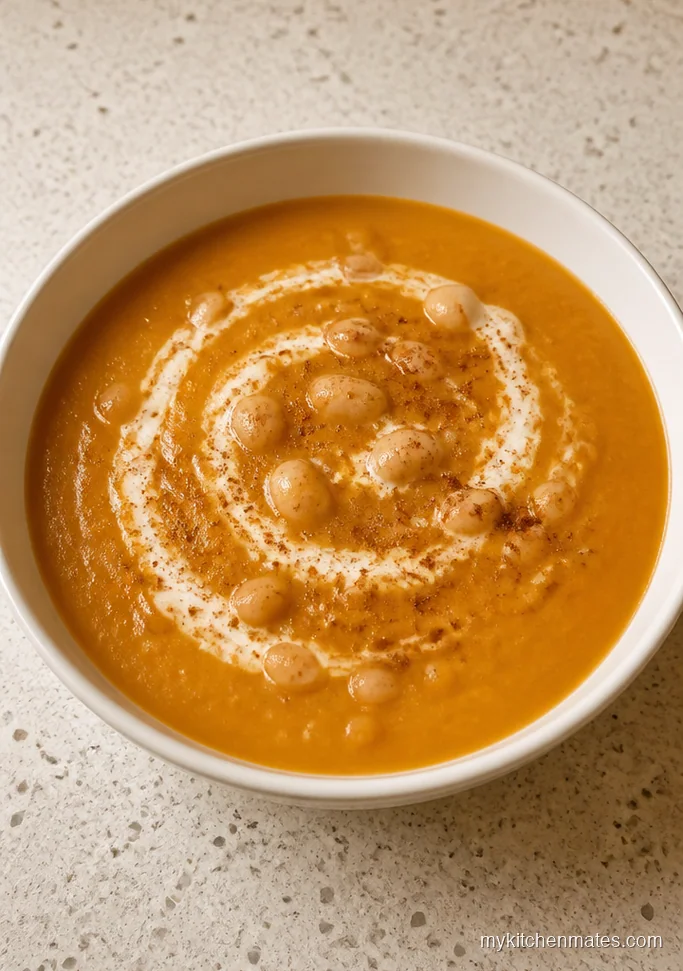 Creamy Pumpkin and White Bean Soup