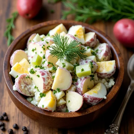 Creamy Ranch and Dill Potato Salad