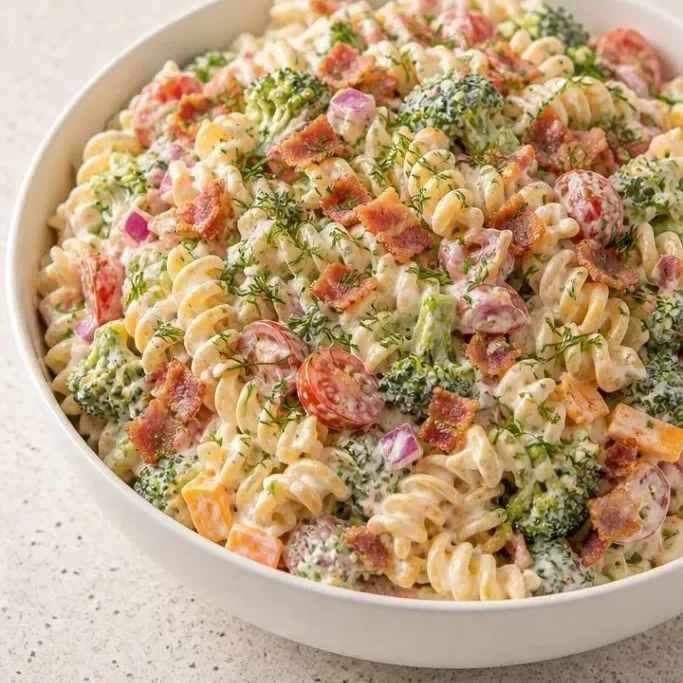 Creamy Ranch Pasta Salad
