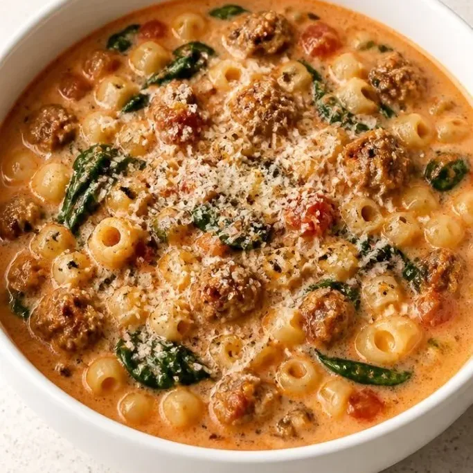 Creamy Sausage Pasta Soup