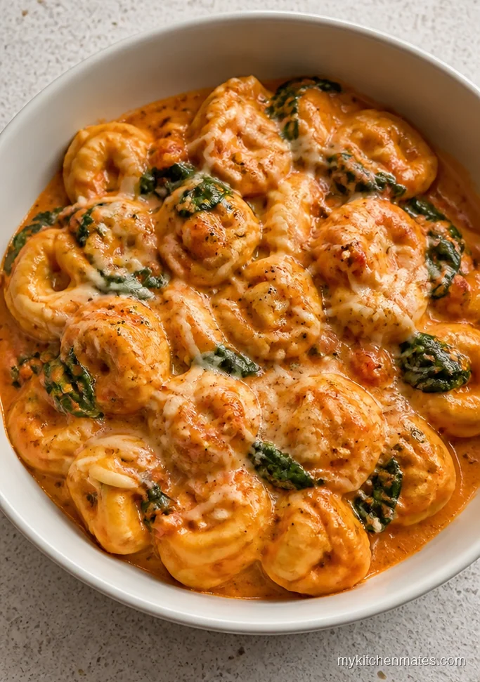Creamy Tomato Cheese Tortellini