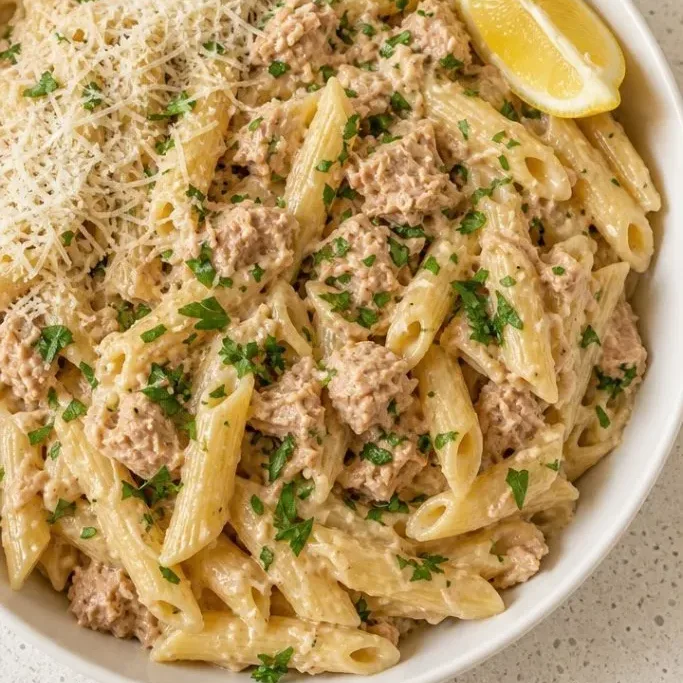 Creamy Tuna Pasta