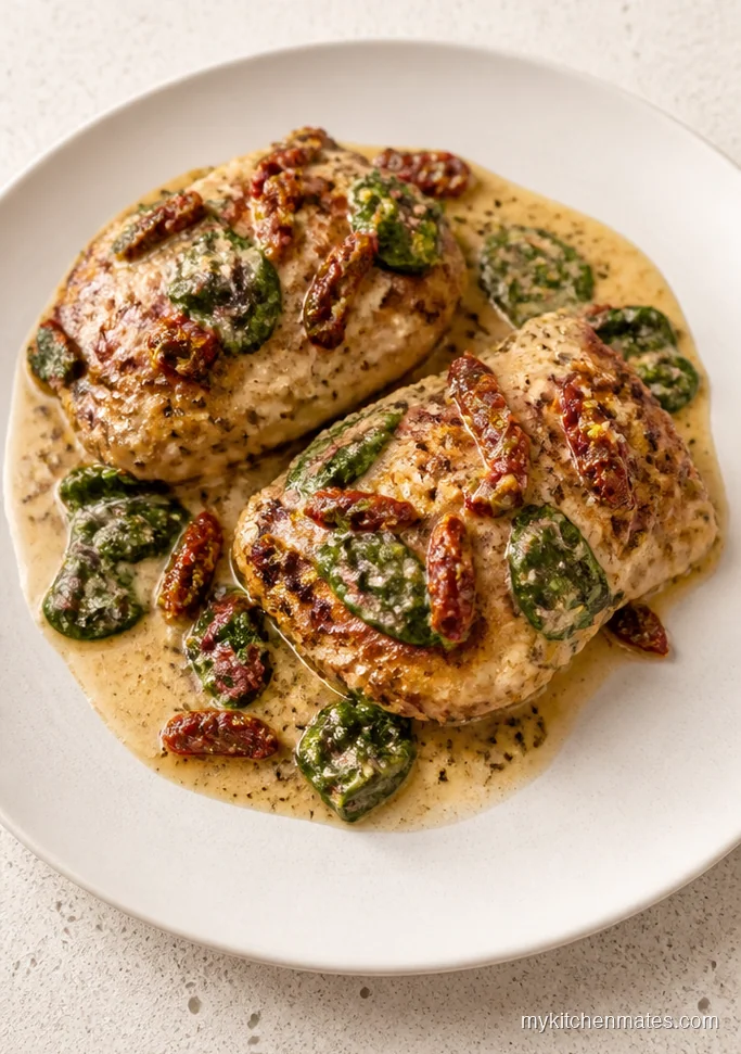 Creamy Tuscan Chicken for Two