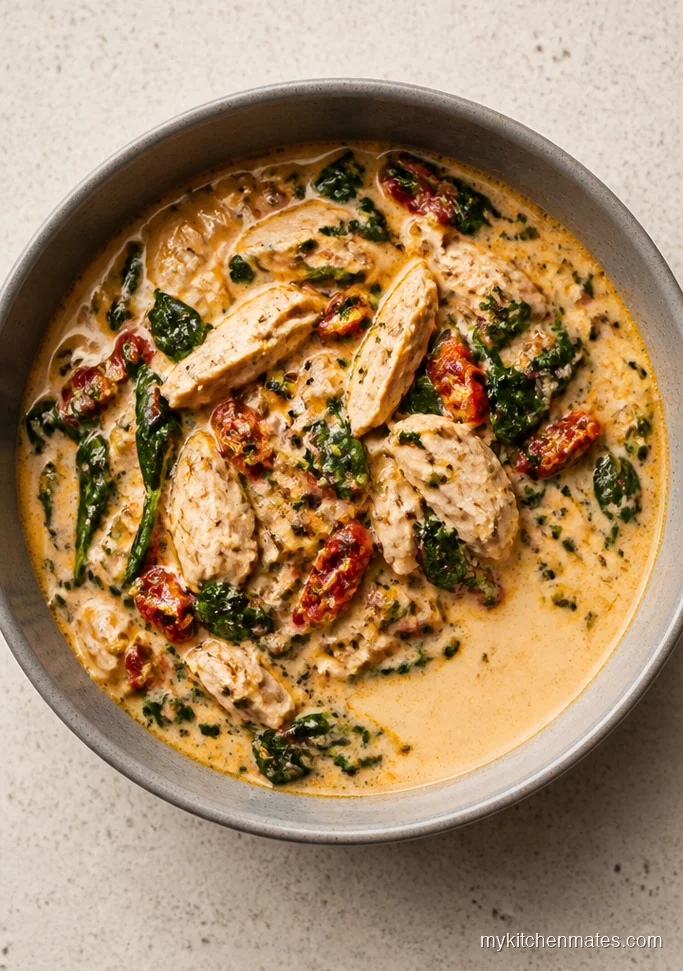 Creamy Tuscan Chicken Soup