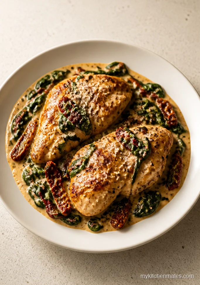 10 Low Carb High Protein Crockpot Recipes for Easy Meals Creamy Tuscan Chicken with Spinach