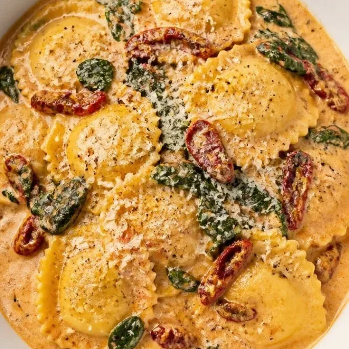 25-Minute Creamy Tuscan Ravioli Creamy Tuscan Ravioli