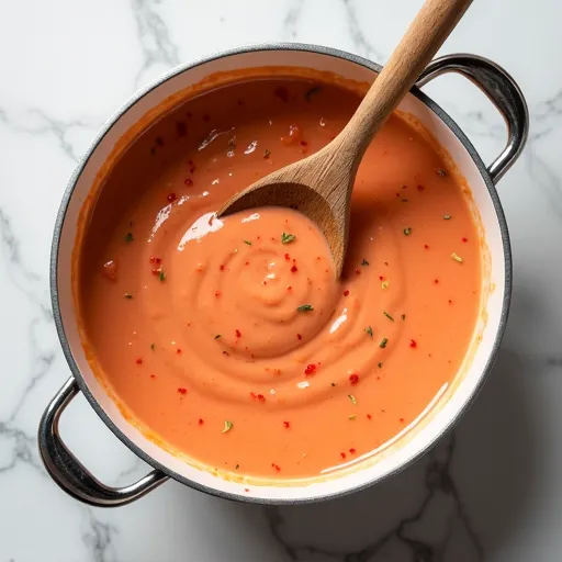 Creamy Vodka-Free Rose Pizza Sauce