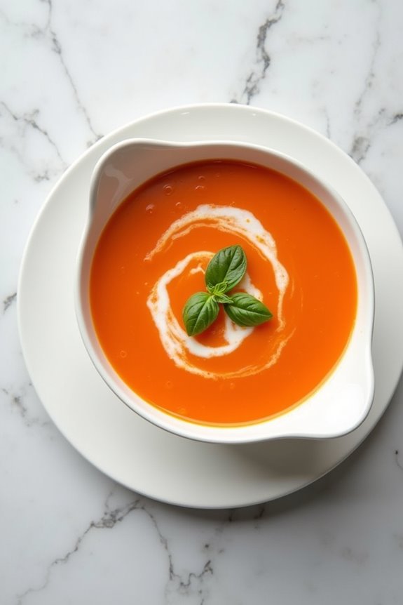 creamy tomato basil soup