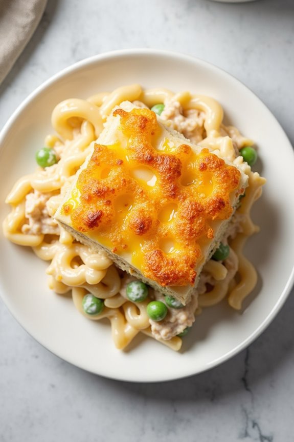 creamy tuna noodle casserole