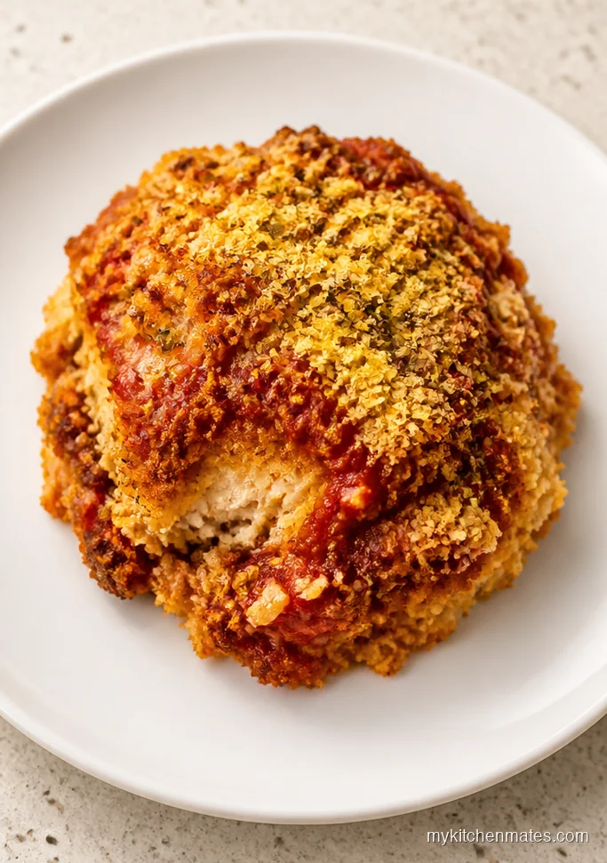 Crispy Baked Chicken Parmesan Casserole