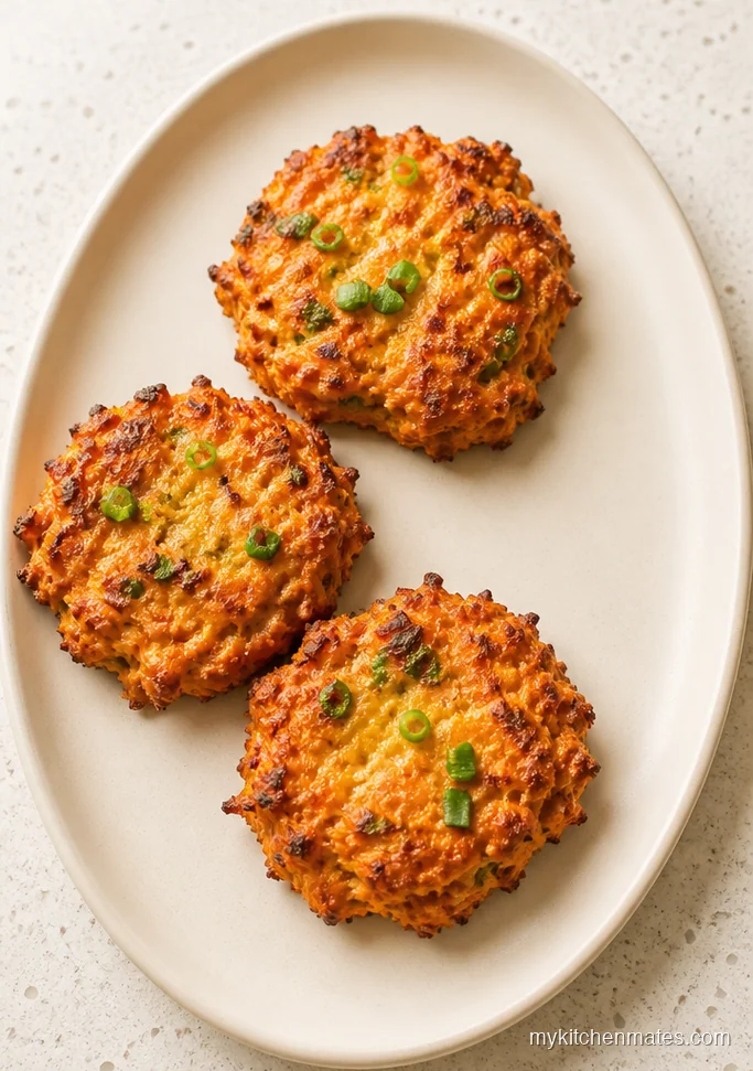 Crispy Baked Sweet Potato Fritters