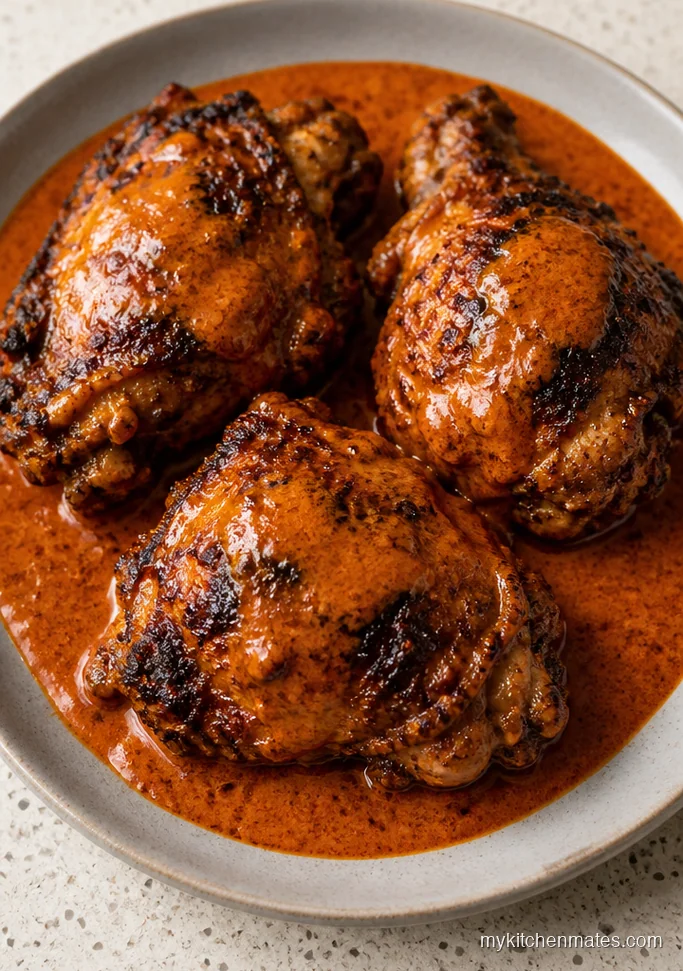 Crispy Broiled Butter Chicken