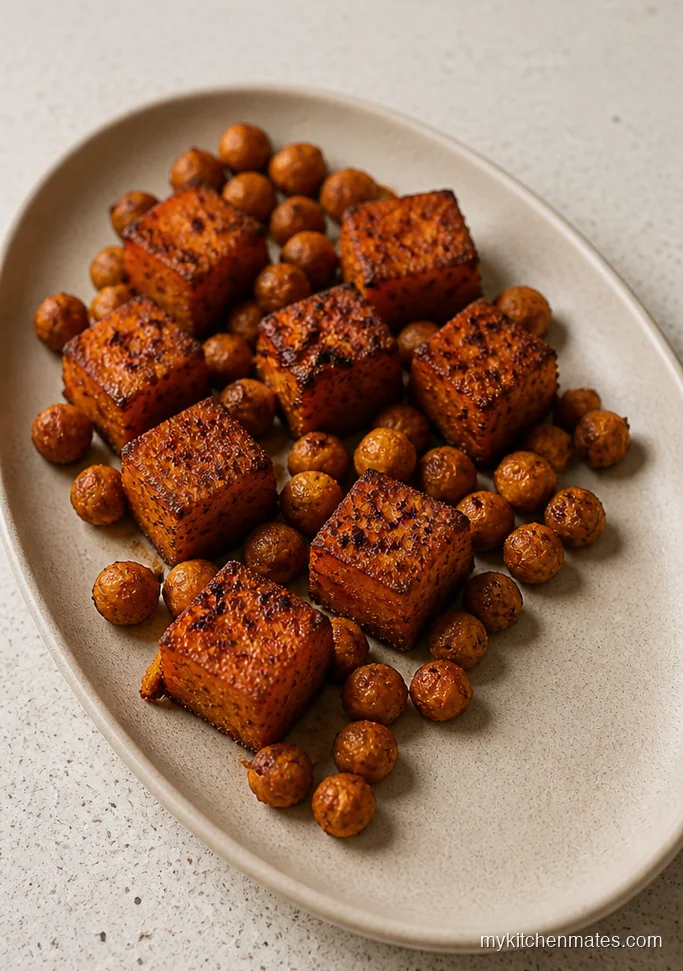 Crispy Butternut Squash and Chickpeas