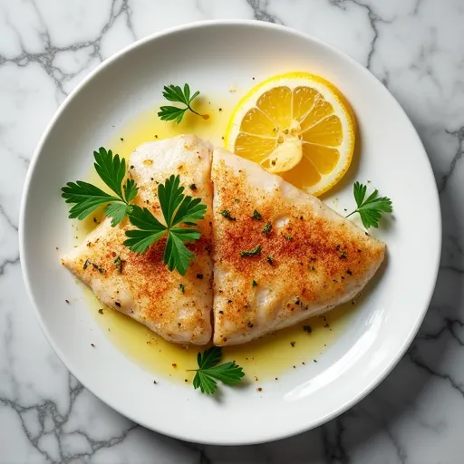 Crispy Pan-Seared Lemon Herb Tilapia