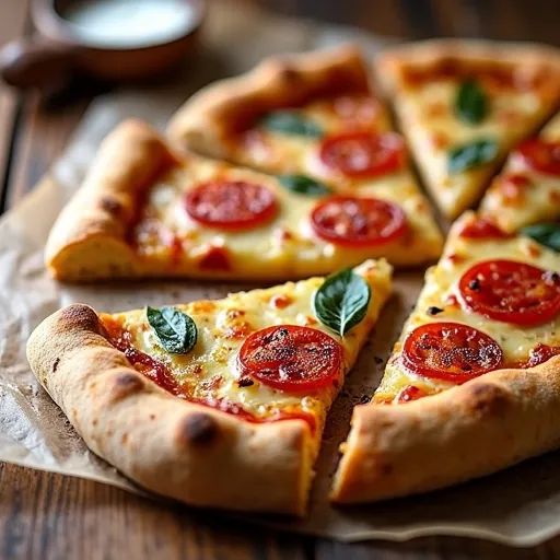 Crispy Roman-Style Pizza Crust