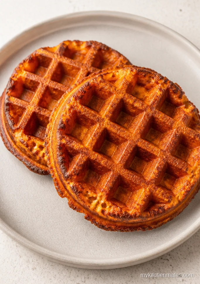 Crispy Sweet Potato Waffles