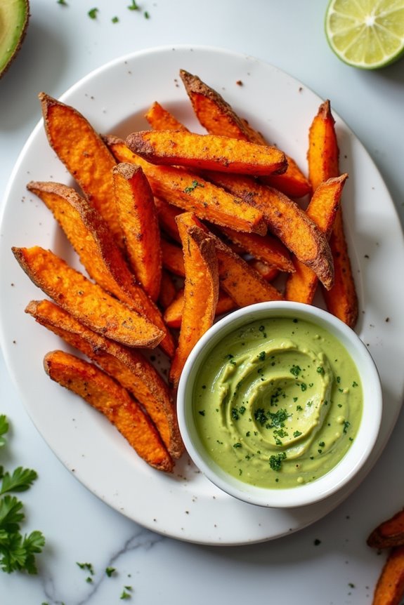 crispy sweet potato fries