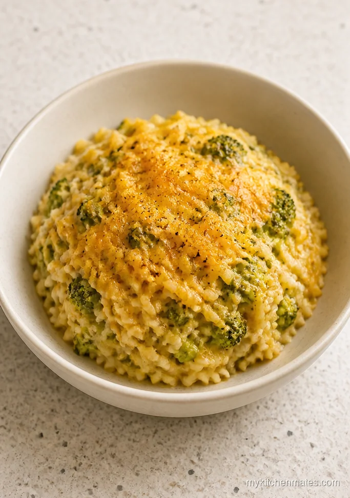 Crock Pot Broccoli Cheese Rice Casserole