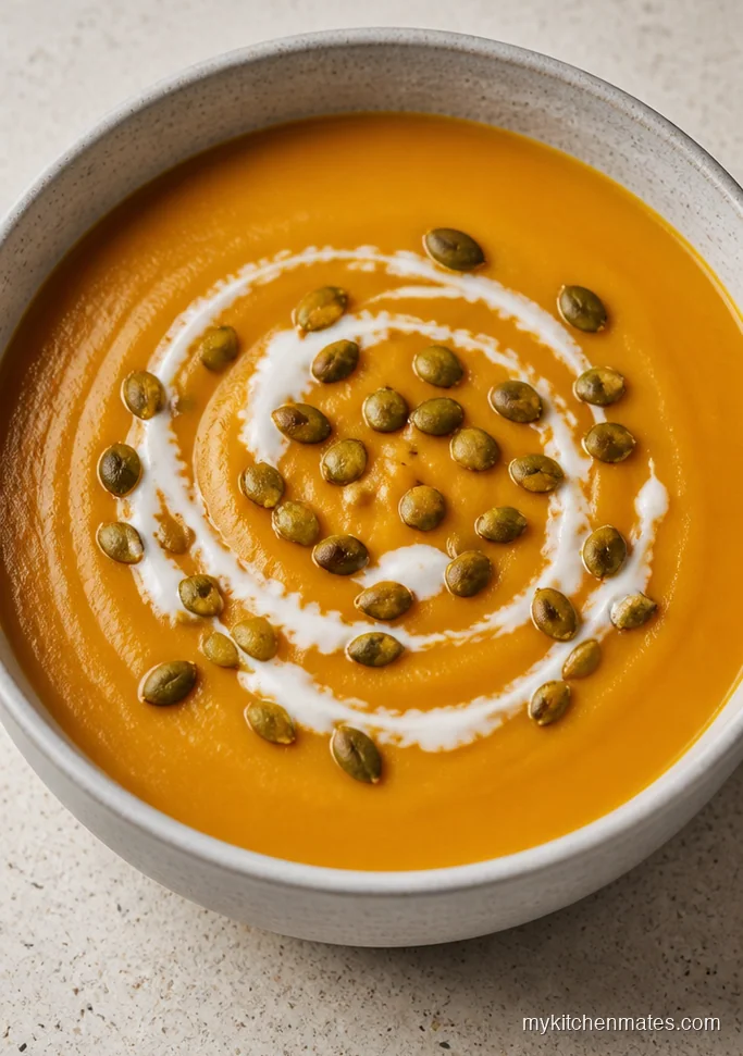 Crock Pot Butternut Squash and Ginger Soup