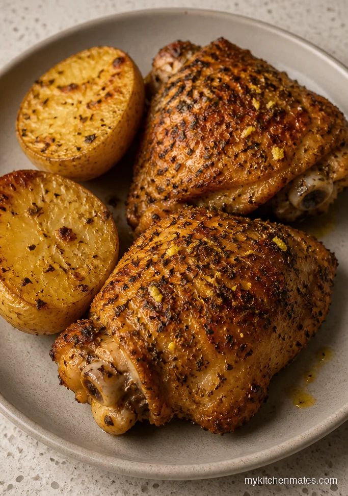 Crock Pot Greek Lemon Chicken and Potatoes