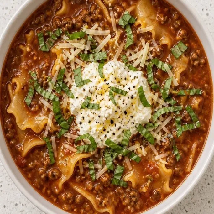 Crock Pot Lasagna Soup: All the Comfort, None of the Layering Crock Pot Lasagna Soup