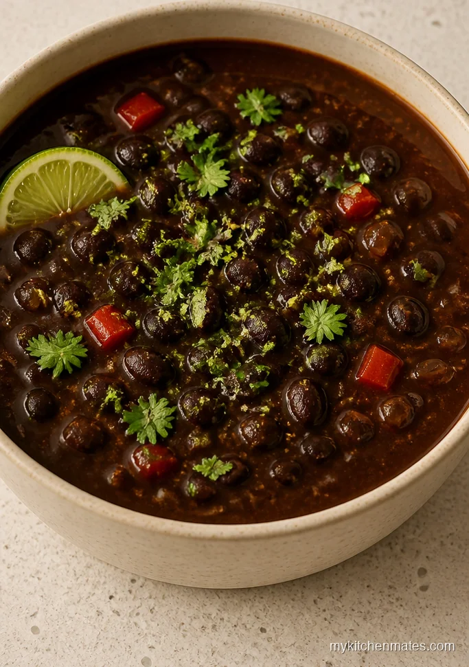 Crock Pot Spicy Black Bean Soup