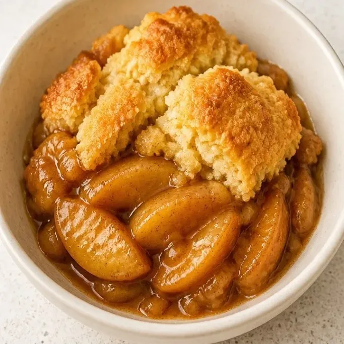 Crockpot Apple Cobbler