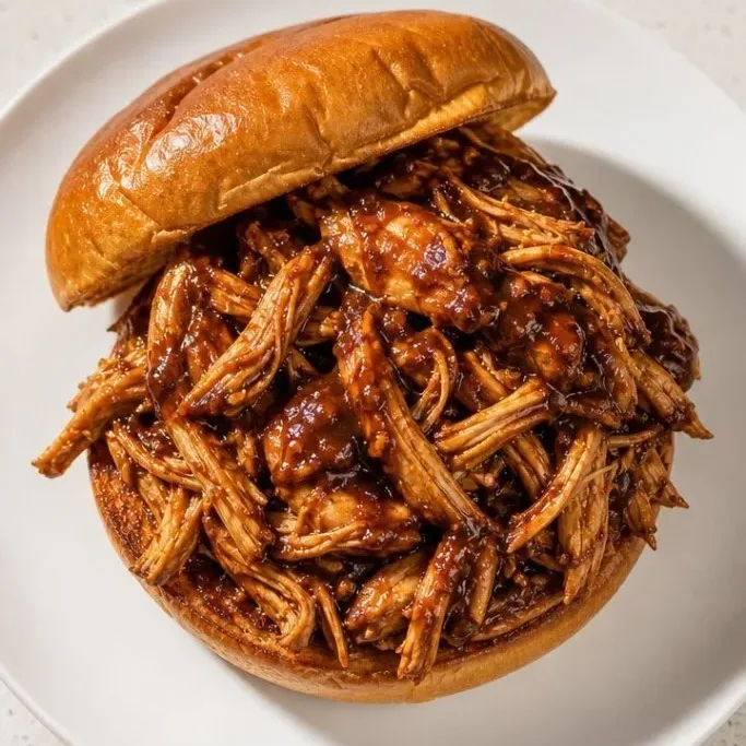 Crockpot BBQ Chicken (Tender, 5-Ingredient Weeknight Dinner) Crockpot BBQ Chicken