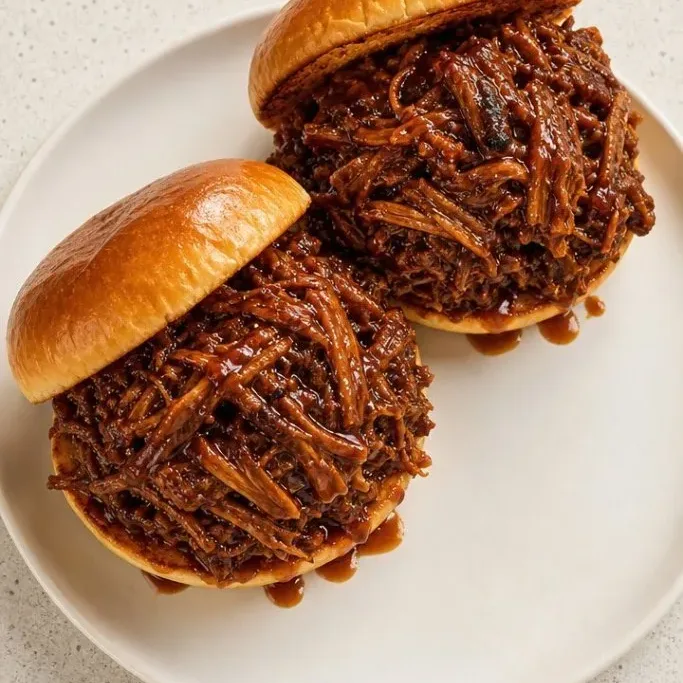 4-Ingredient Crockpot BBQ Shredded Chicken Crockpot BBQ Shredded Chicken