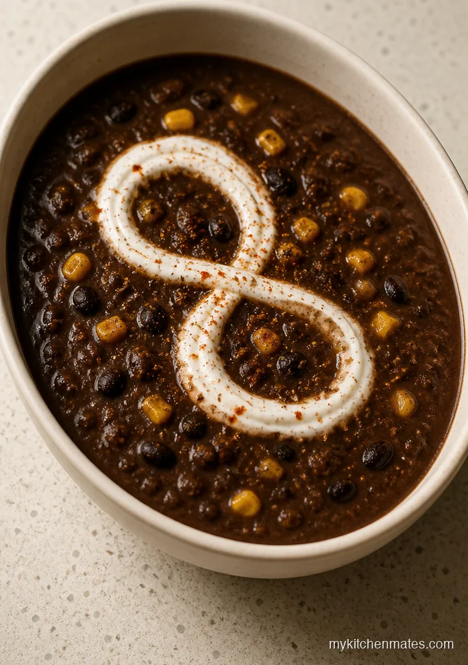 Crockpot Black Bean Soup