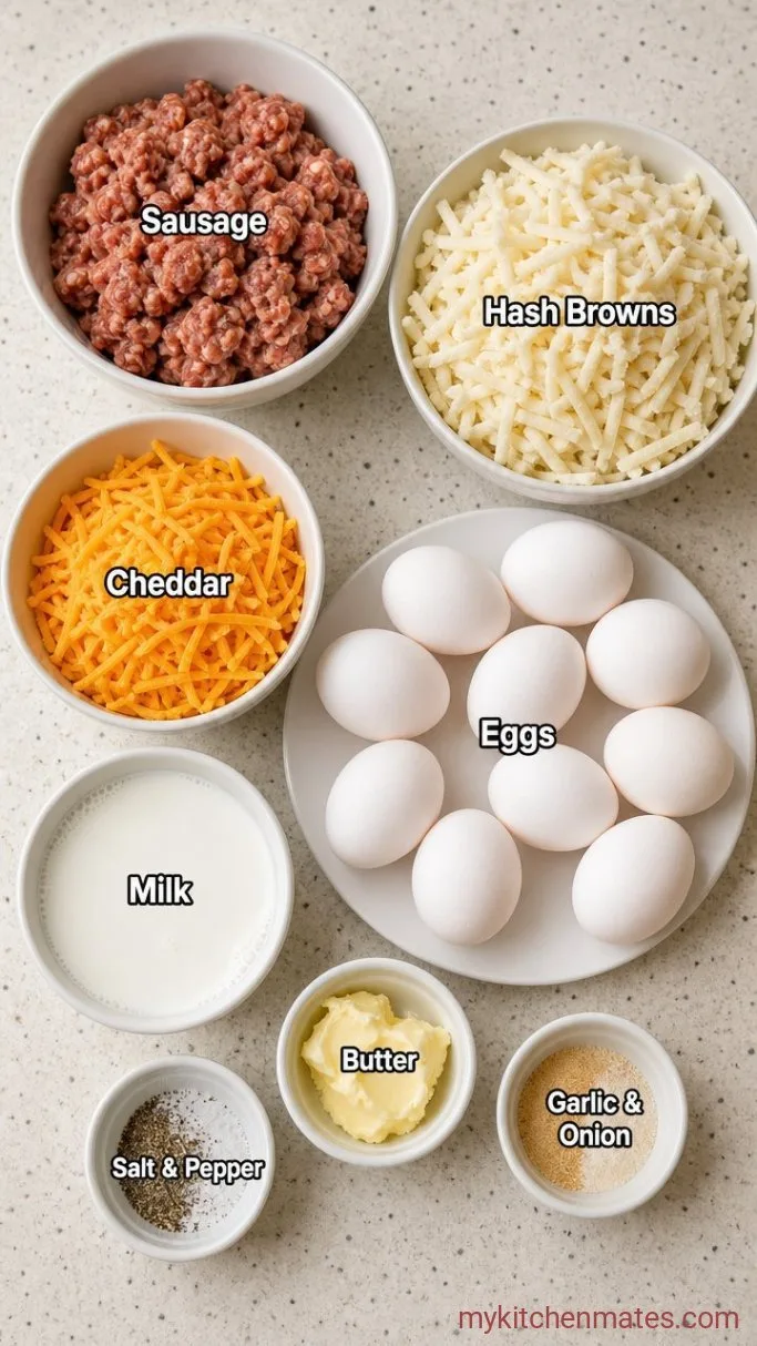Feed a Crowd with This Overnight Crockpot Breakfast Casserole Ingredients