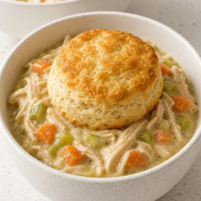 Creamy Crockpot Chicken and Biscuits Crockpot Chicken and Biscuits