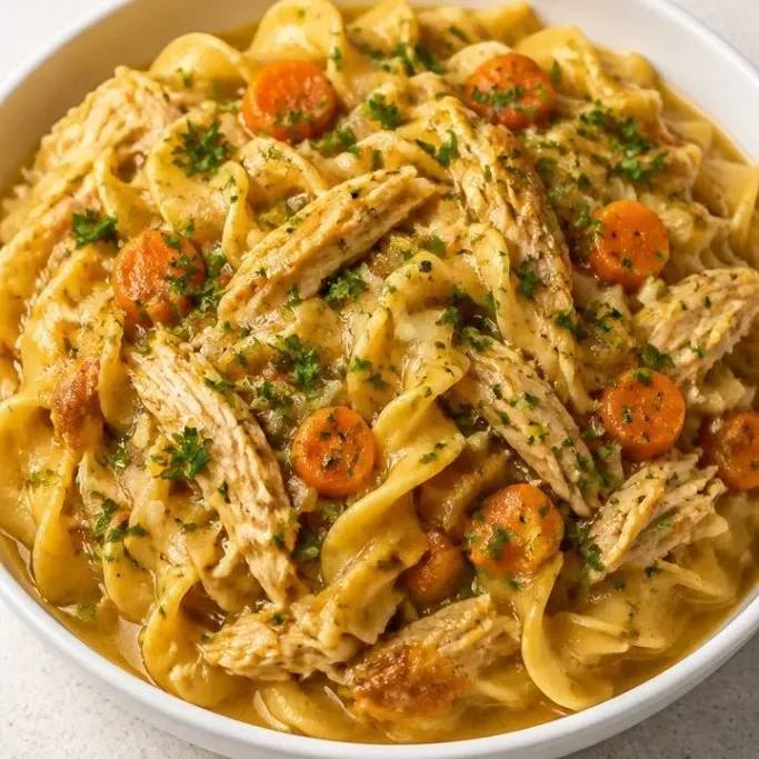 Creamy Crockpot Chicken and Noodles Crockpot Chicken and Noodles