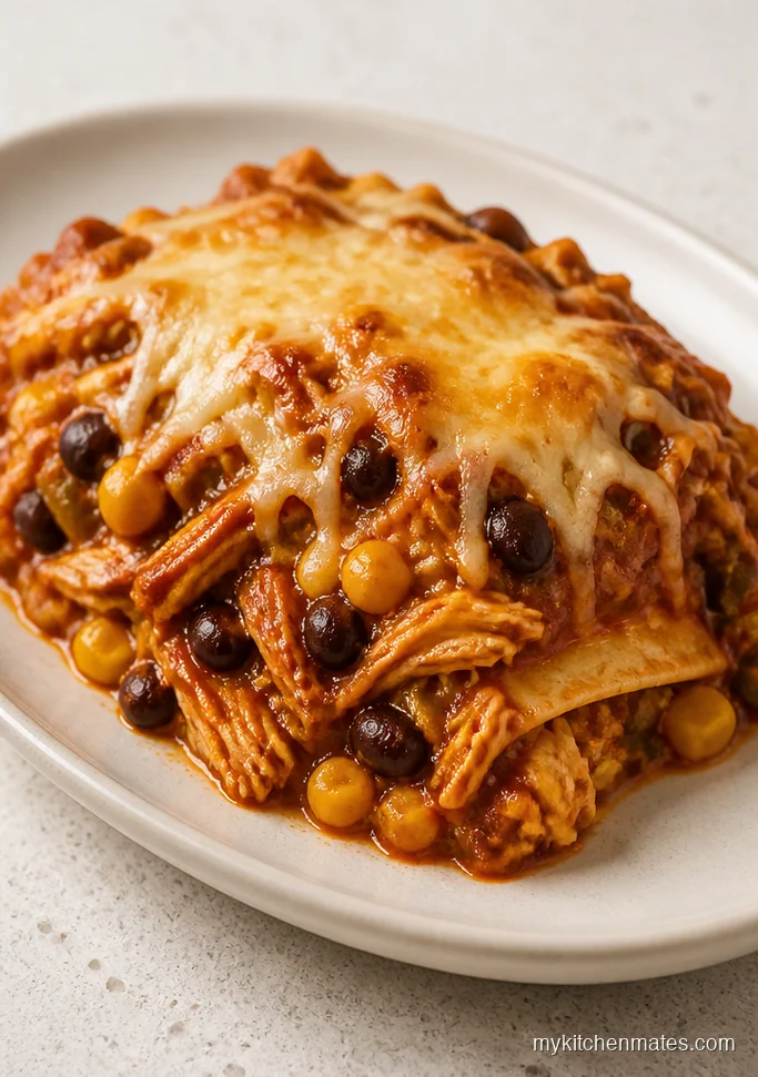 13 Crockpot Chicken Casserole Recipes for No Fuss Dinners Crockpot Chicken Enchilada Casserole