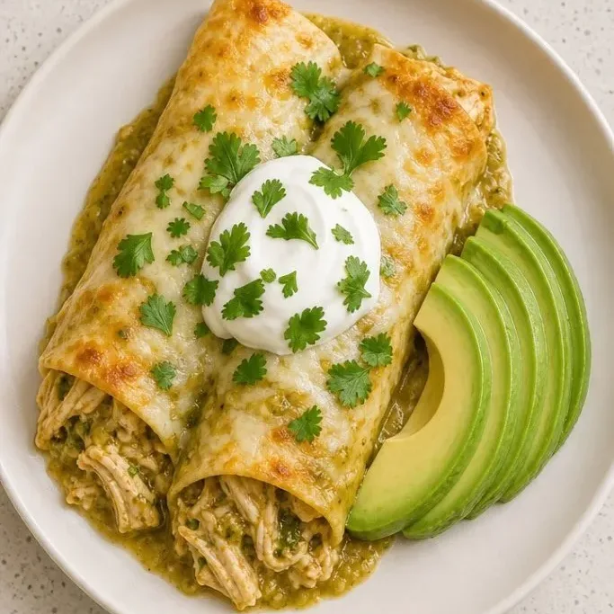 Crockpot Chicken Enchiladas
